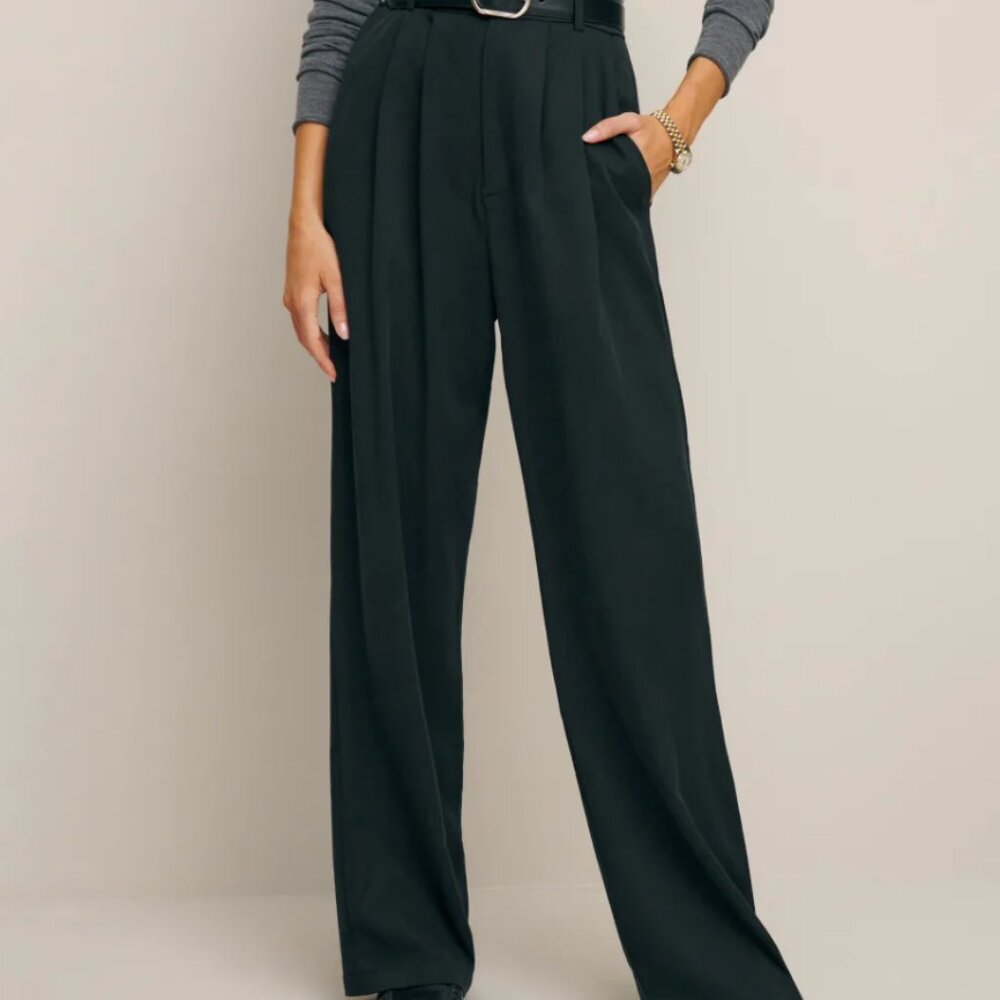 Reformation Mason Pant Black Size 2